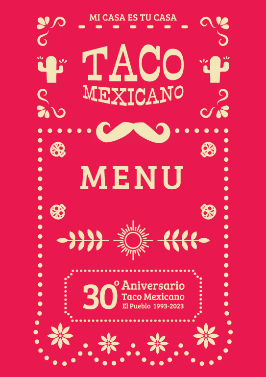 Taco Mexicano Karta Menu 2023 - restauracja meksykańska Kraków